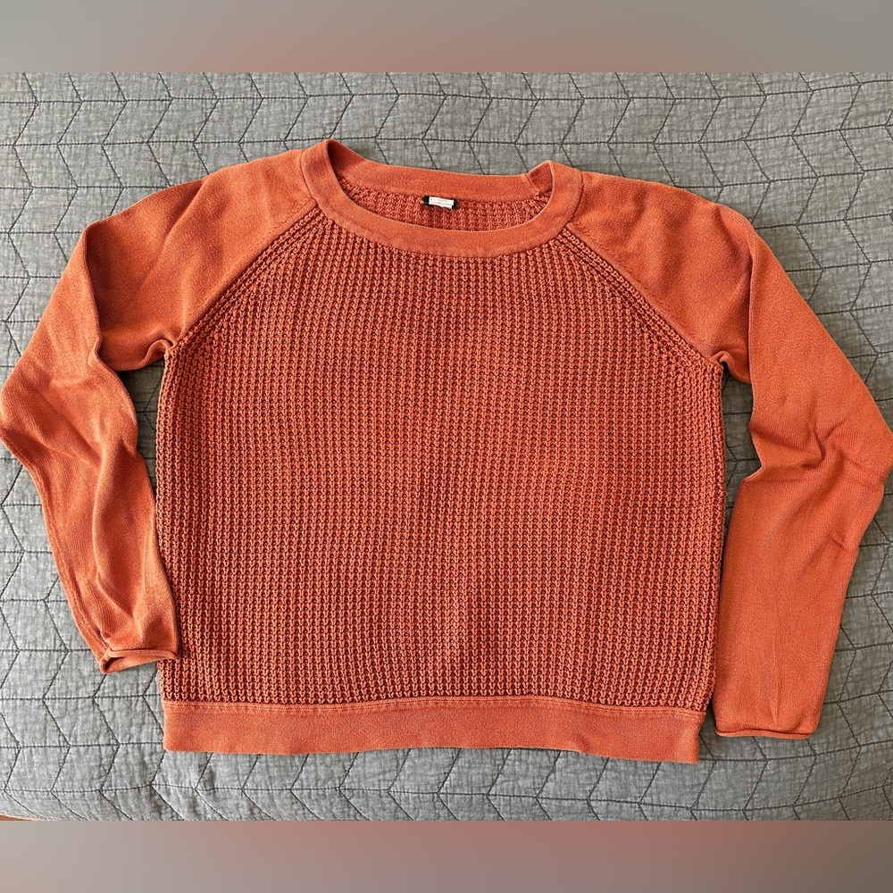 J.Crew 100% cotton raglan sleeve sweater